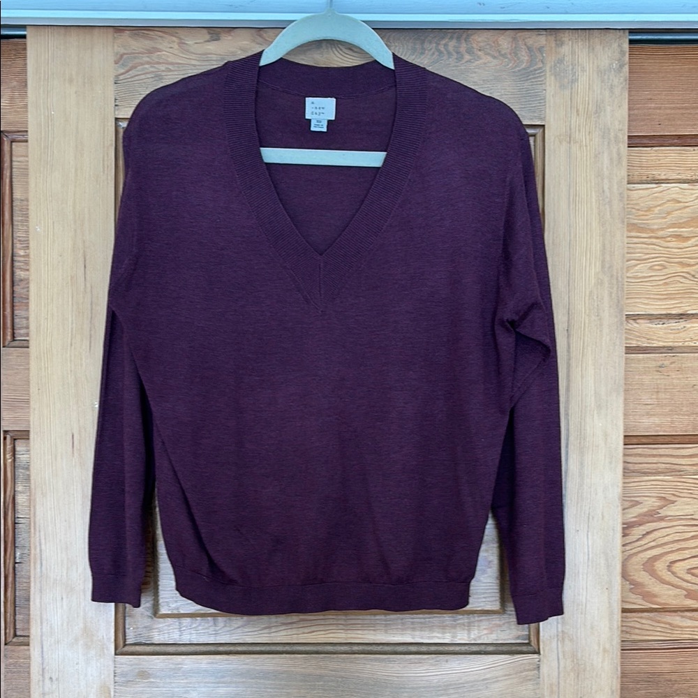 A New Day Purple V-Neck Sweater